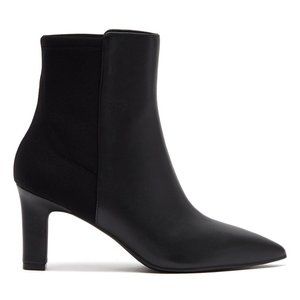 Stuart Weitzman Lauri 75 Booties | Sleek Black Ankle Boots for Work & Nights Out